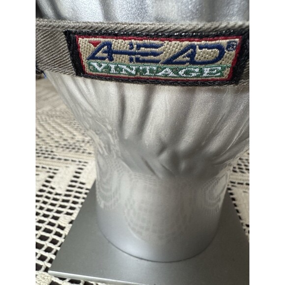 Head Vintage Cap Longaberger Baseball Hat Olive Green Adult With American Flag - Picture 5 of 8